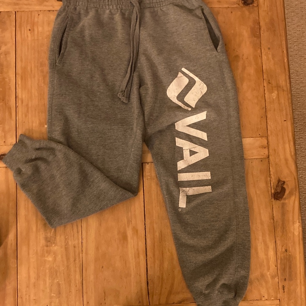 MV Sport sweatpants with Vail logo